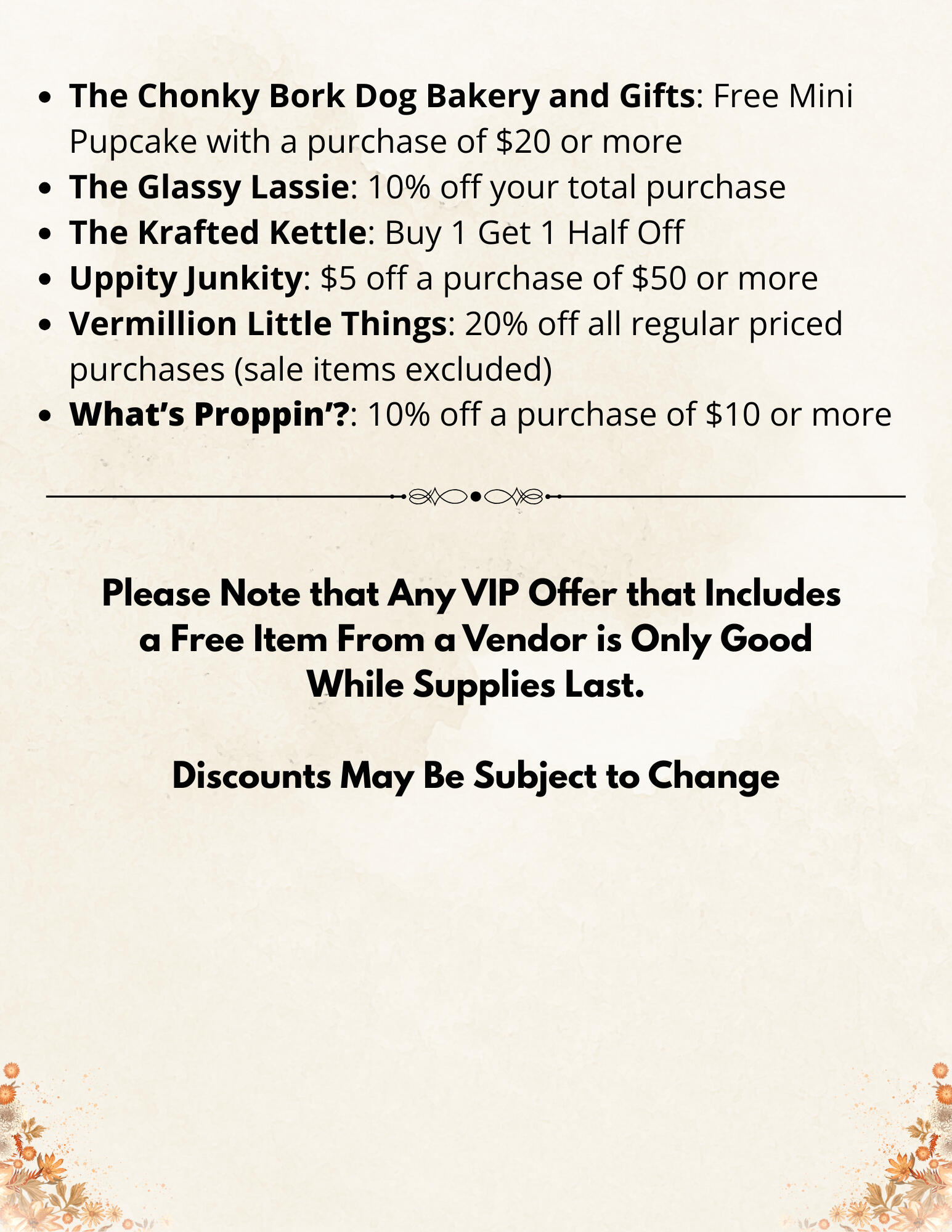 Great Shop-tember VIP Discounts
