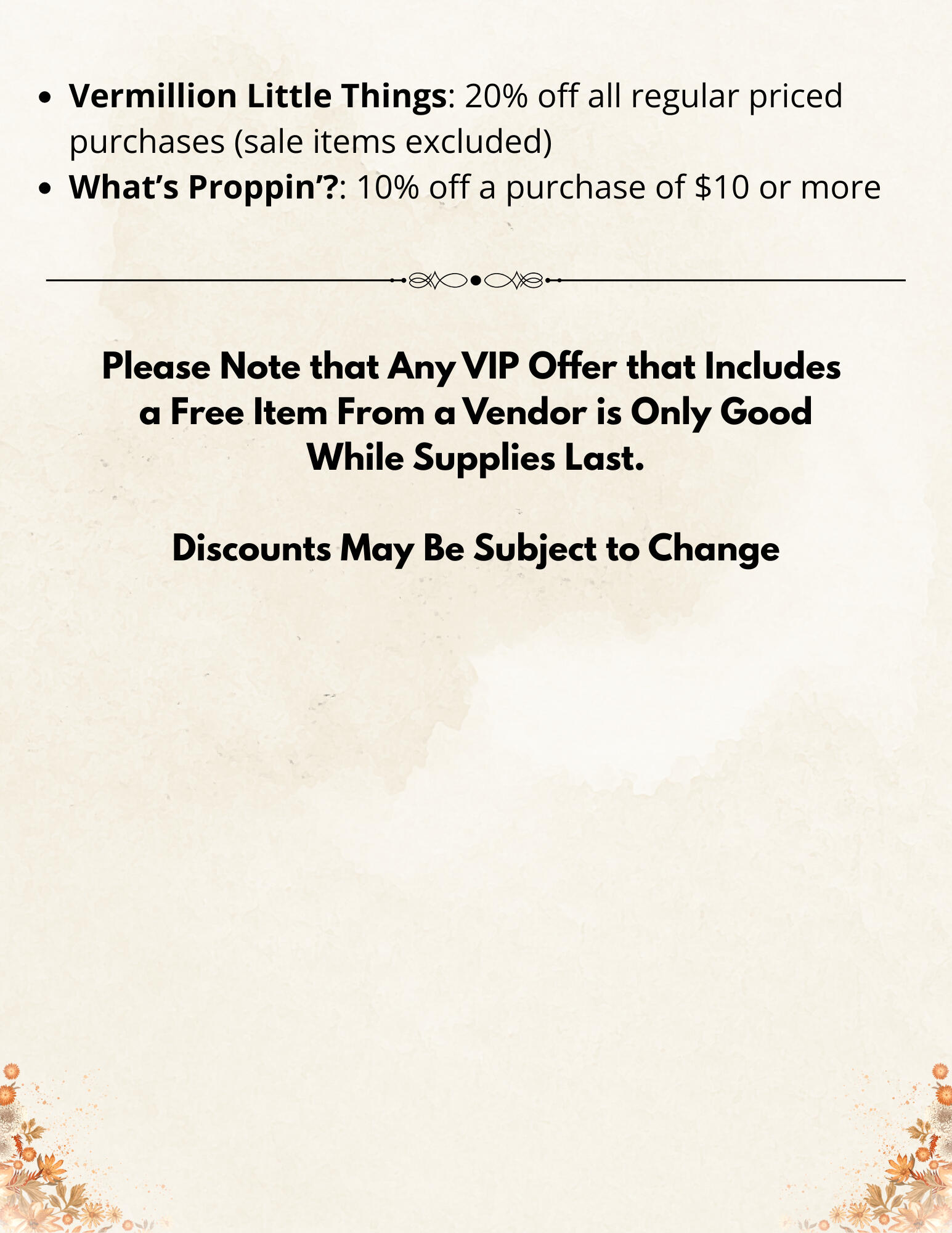 Great Shop-tember VIP Discounts