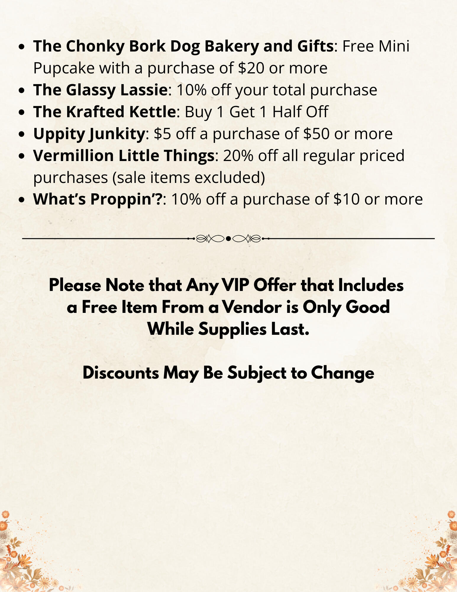 Great Shop-tember VIP Discounts
